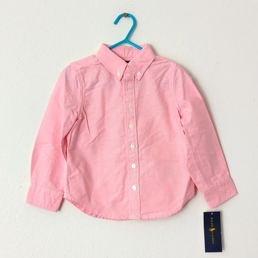 Ralph Lauren kid's Pink shirt. Size 2/2T. - Picture 1 of 7